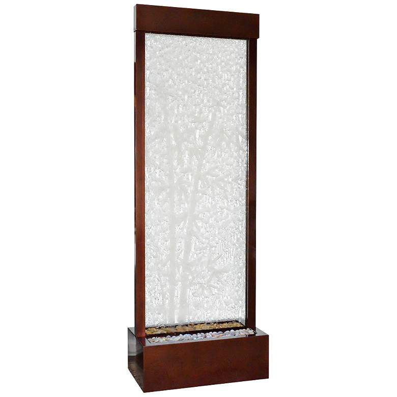 Image 1 Gardenfall 90"H LED Bamboo Glass Indoor/Outdoor Fountain