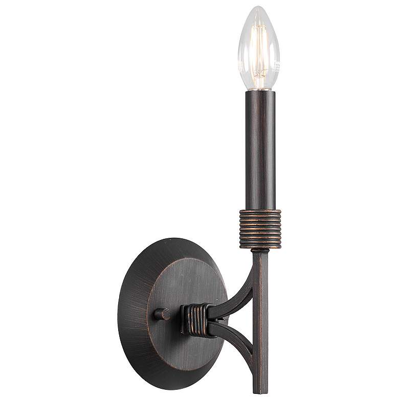 Image 1 Gardner 1-Light Wall Sconce in Champagne Mist