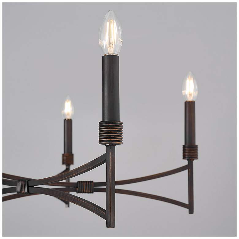 Image 6 Gardner 5-Light Chandelier in Champagne Mist more views