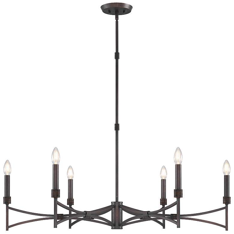 Image 1 Gardner 6-Light Chandelier in Champagne Mist