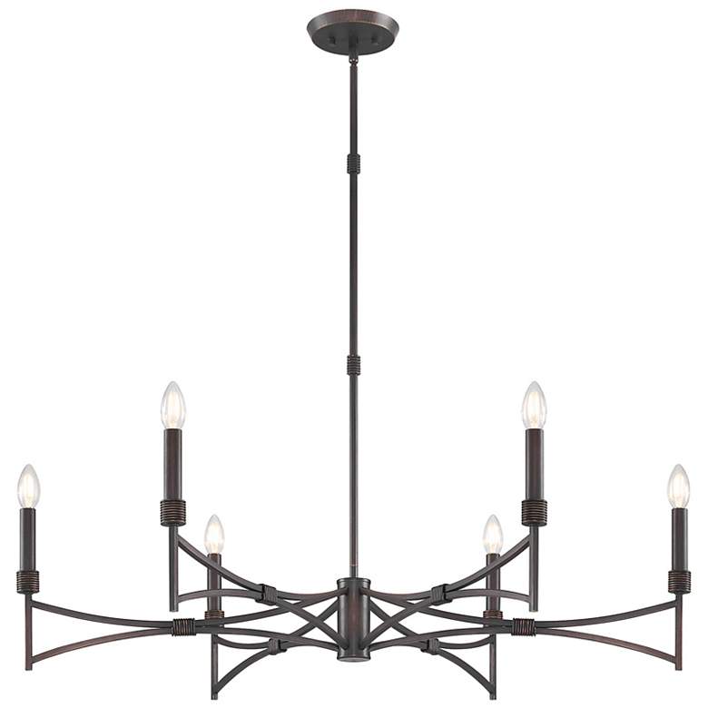 Image 3 Gardner 6-Light Chandelier in Champagne Mist more views