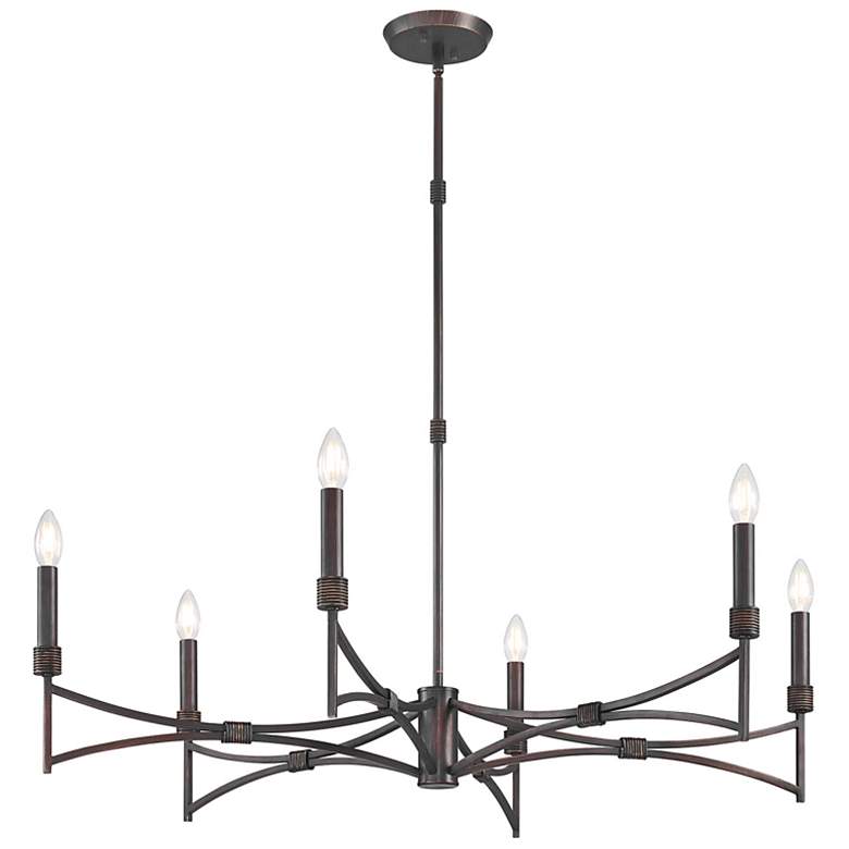 Image 5 Gardner 6-Light Chandelier in Champagne Mist more views