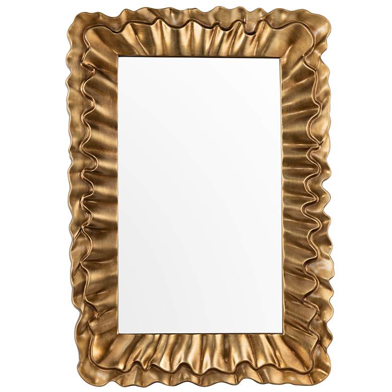 Image 1 Gardner Ribbon Framed Mirror - Gold