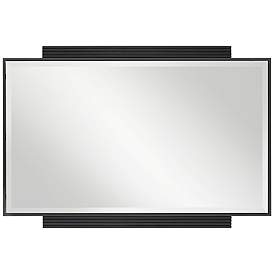 Image5 of Gareth Black 27" x 40" Rectangular Wall Mirror more views