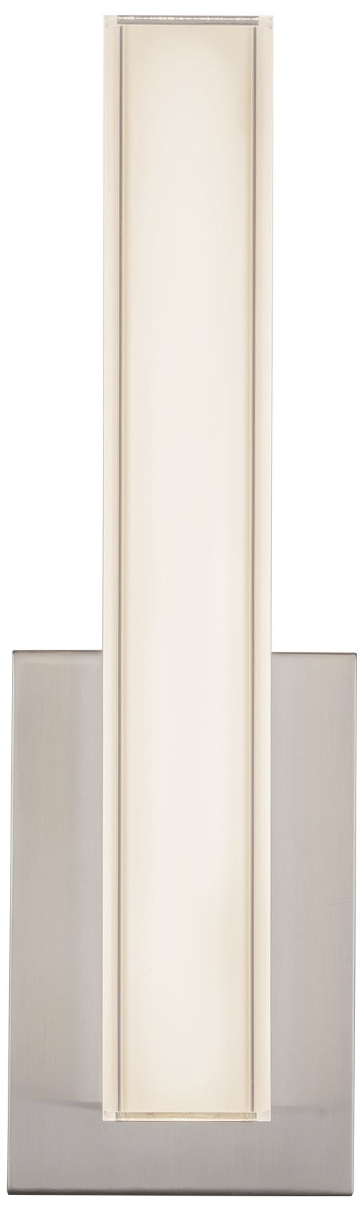 Image 2 Garland 15-in Brushed Nickel dimmable LED Wall/Vanity Light