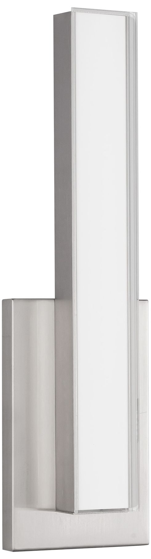 Image 3 Garland 15-in Brushed Nickel dimmable LED Wall/Vanity Light more views