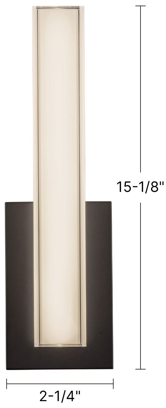 Image 7 Garland 15-in Brushed Nickel dimmable LED Wall/Vanity Light more views