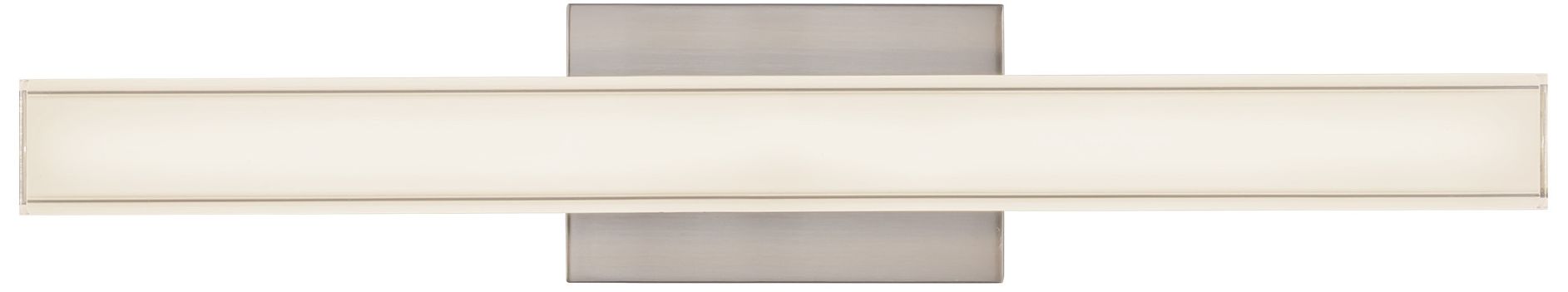 Garland 24-in Brushed Nickel dimmable LED Wall/Vanity Light