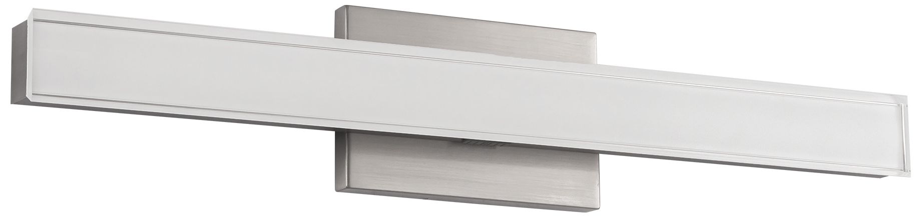Image 2 Garland 24-in Brushed Nickel dimmable LED Wall/Vanity Light more views