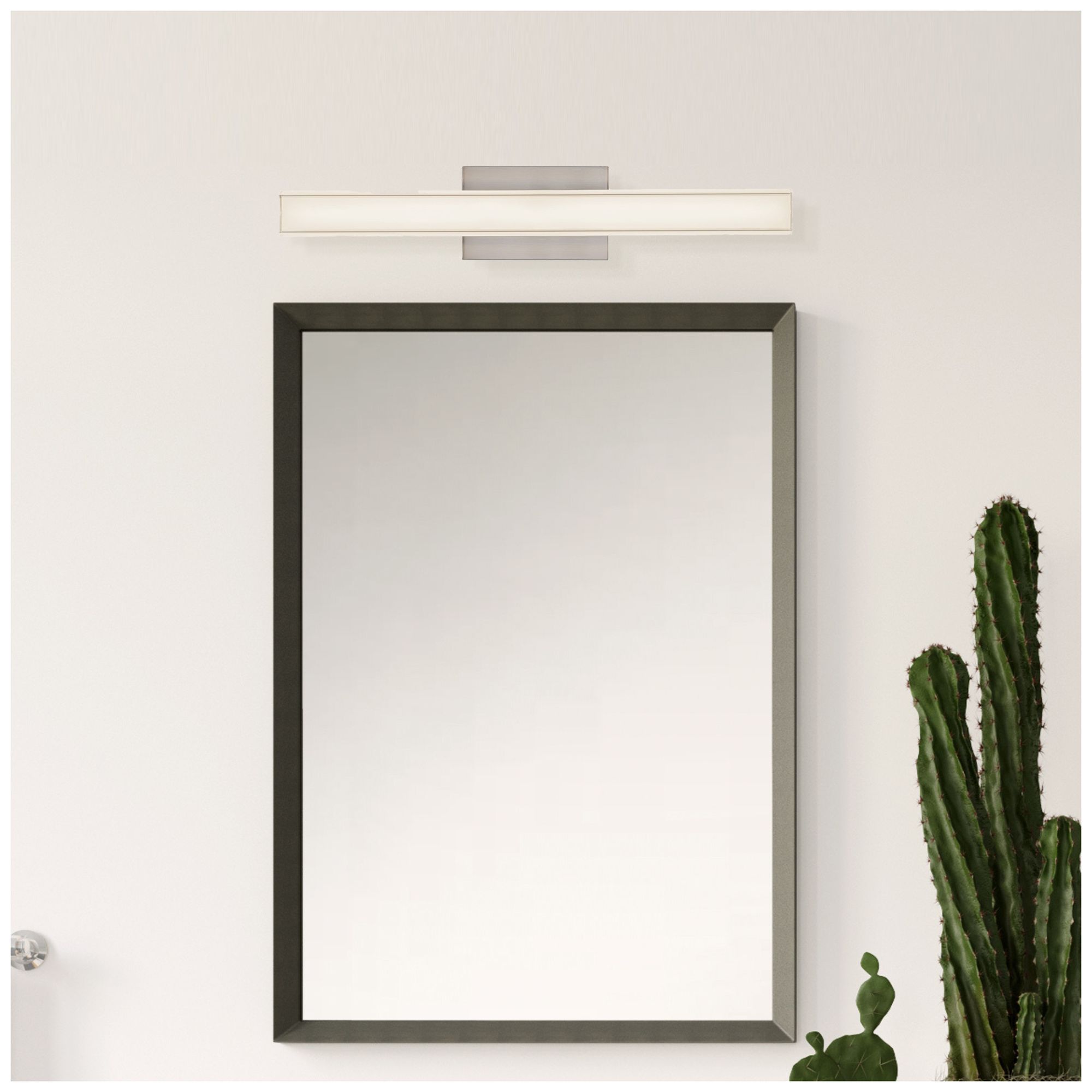 Image 7 Garland 24-in Brushed Nickel dimmable LED Wall/Vanity Light more views
