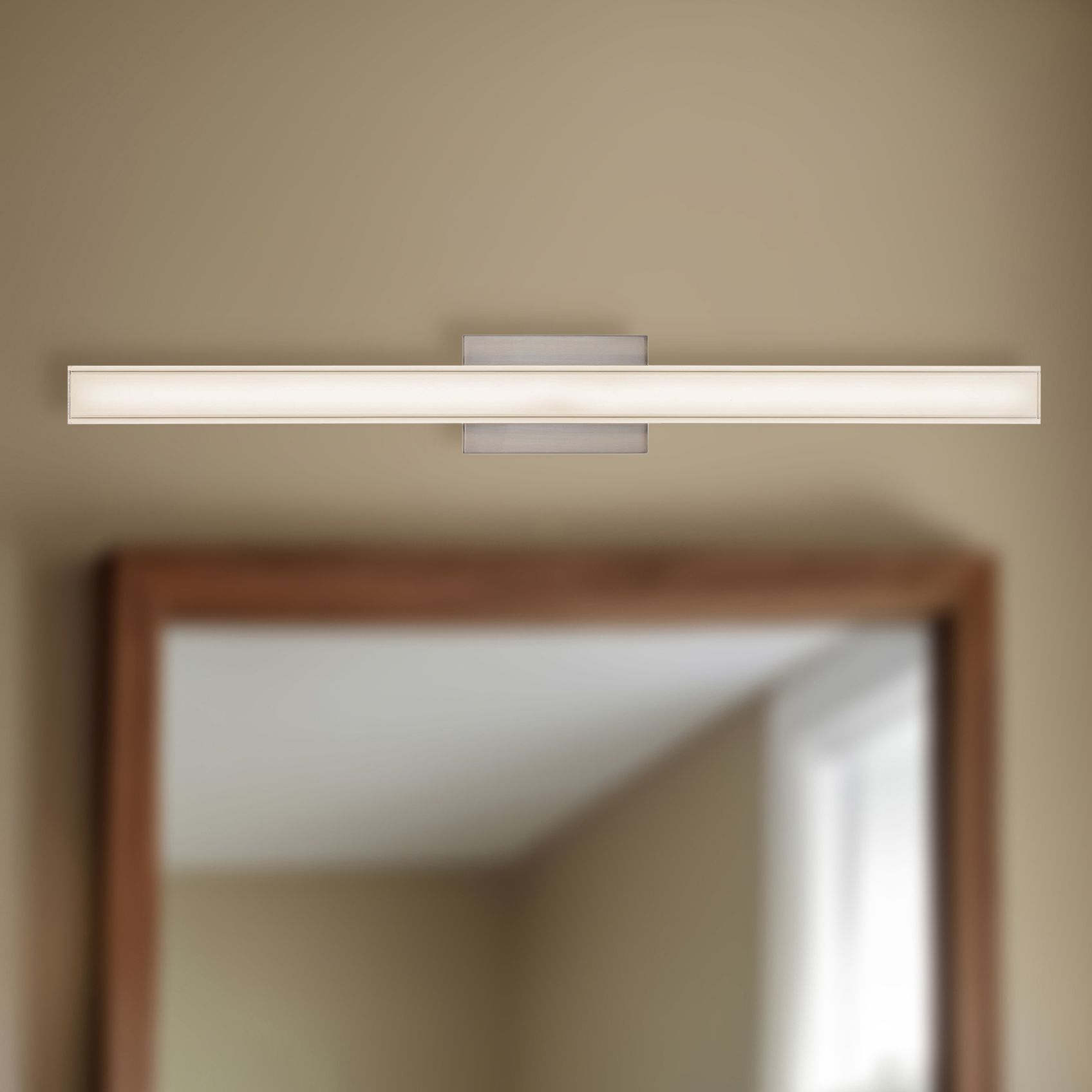 Thumbnail1 of Garland 36-in Brushed Nickel dimmable LED Wall/Vanity Light