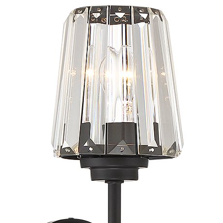 Image 2 Garnet 1-Light Wall Sconce in Matte Black more views