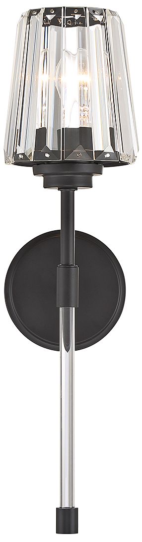 Image 4 Garnet 1-Light Wall Sconce in Matte Black more views