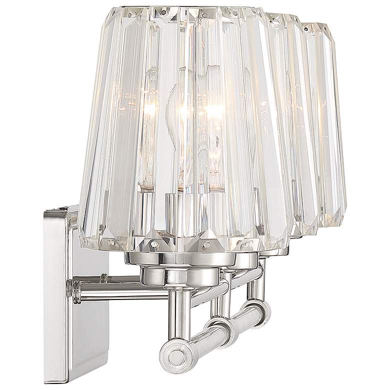 Image 5 Garnet 24" Wide Polished Nickel 3-Light Bath Light more views