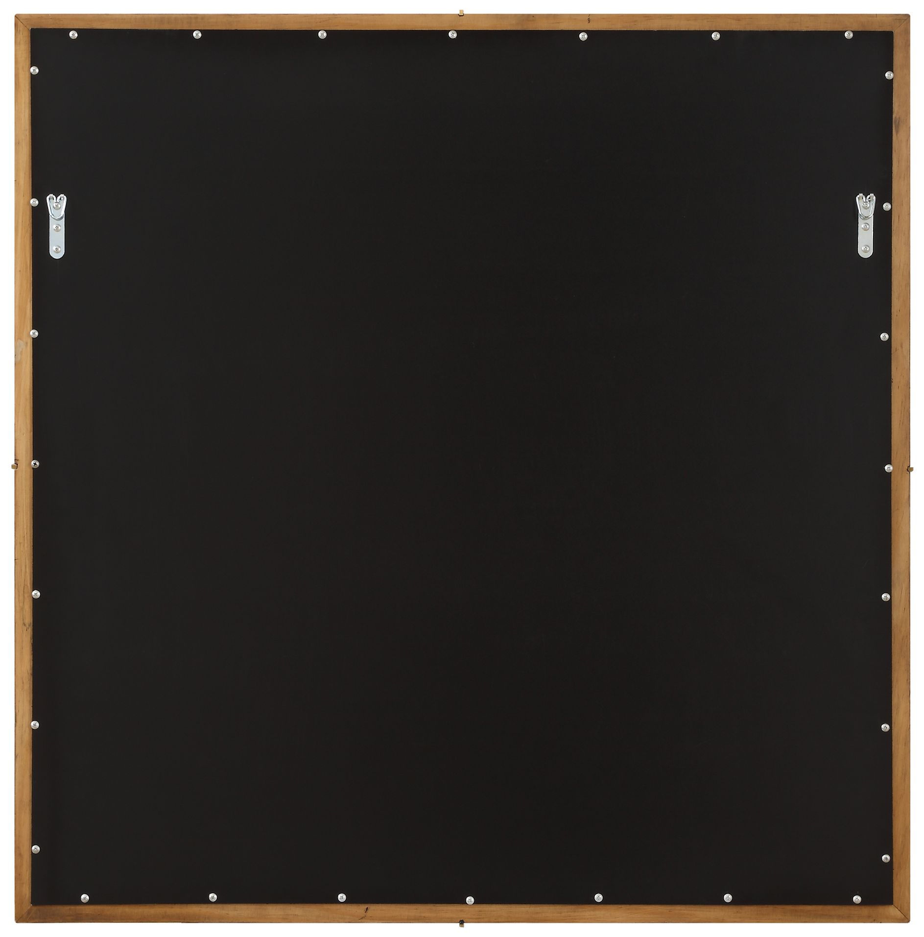 Image 7 Garonne 40" Square Wood Wall Mirror more views