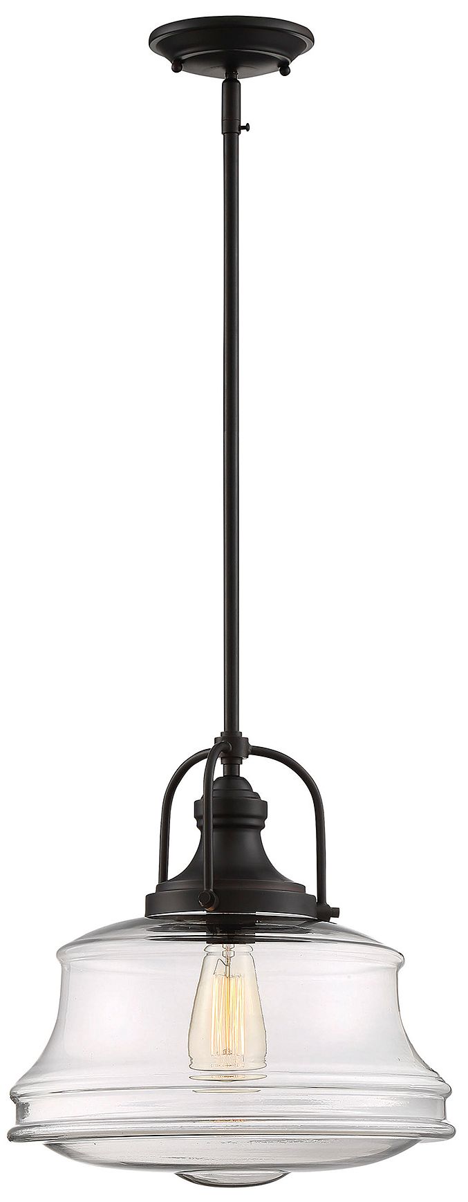 Image 2 Garvey 1-Light Pendant in English Bronze
