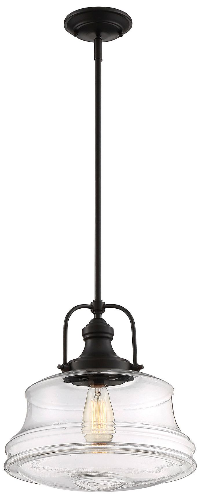 Image 3 Garvey 1-Light Pendant in English Bronze more views
