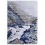 Gaspar Abstract Indoor Blue Area Rug 3838F 5'-2" x 7'-2"