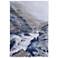 Gaspar Abstract Indoor Blue Area Rug 3838F 5'-2" x 7'-2"