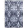 Gaspar Damask Indoor Blue Area Rug 3834F 5'-2" x 7'-2"