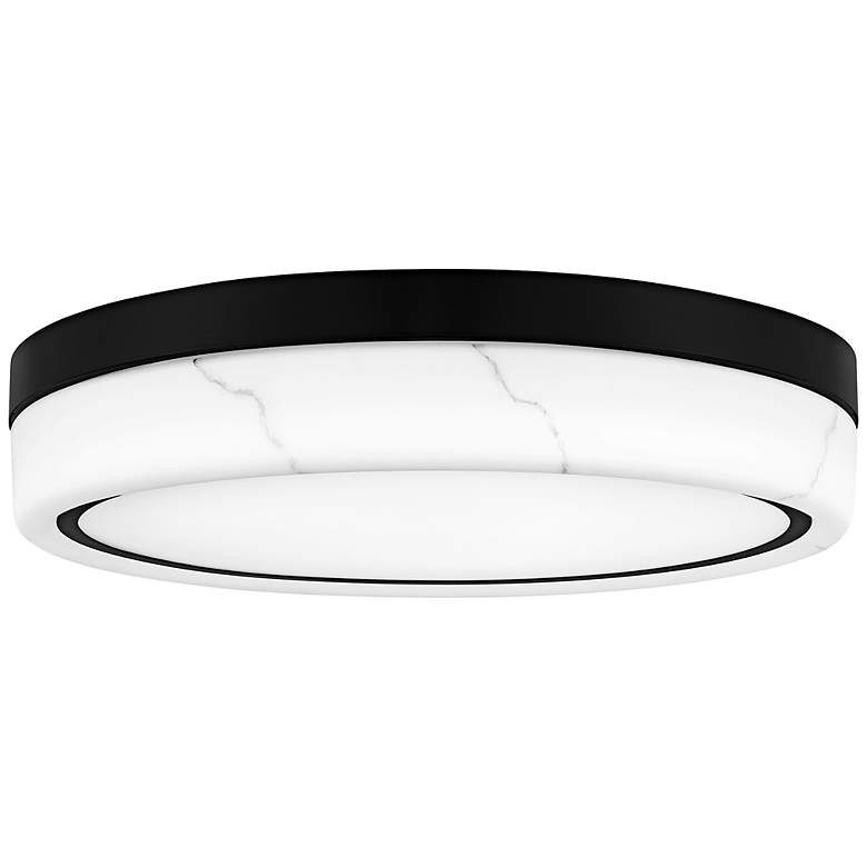 Image 1 Gasper Integrated LED Matte Black Flush Mount