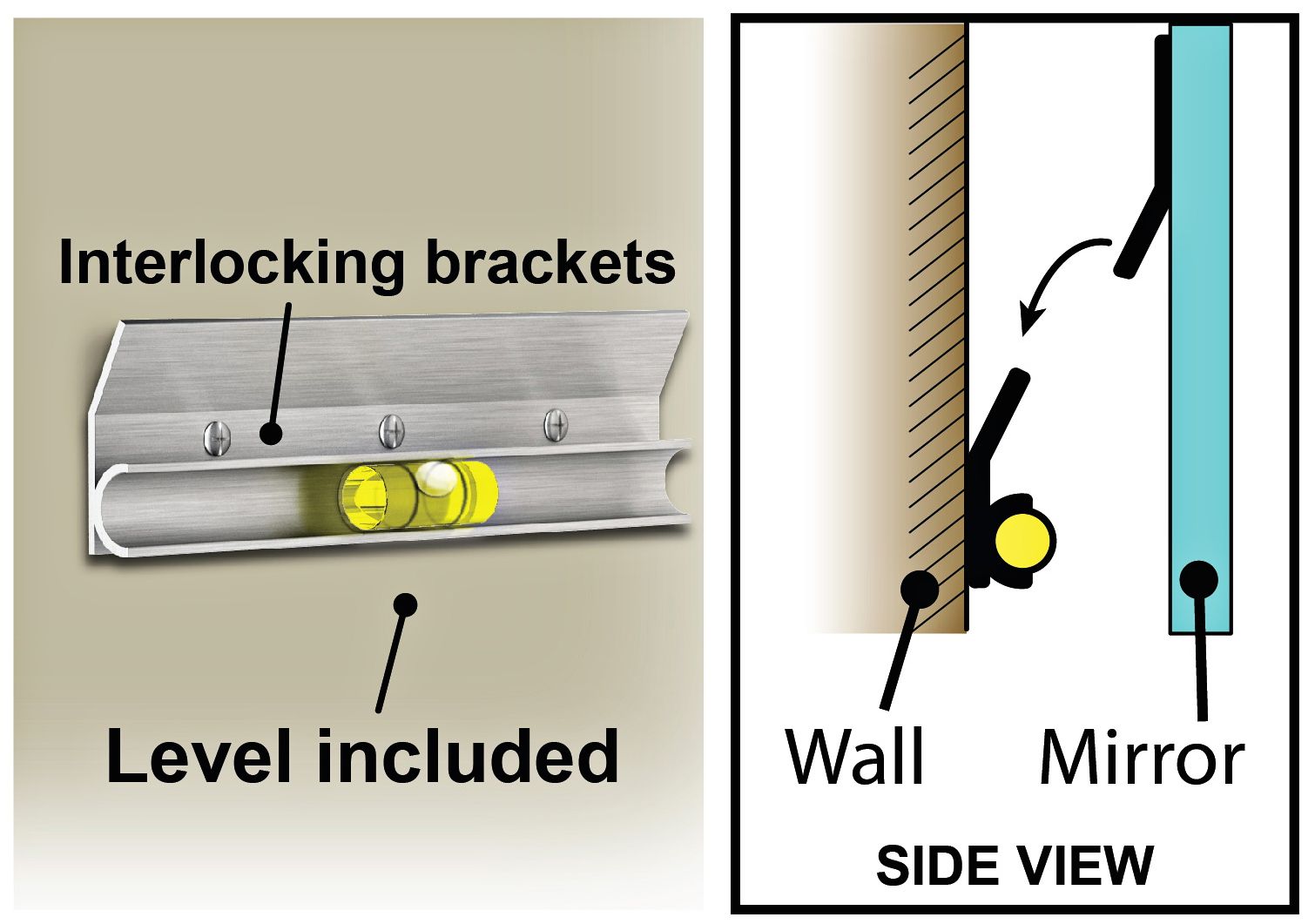 Image 4 Gatco 19 1/2" x 24" Frameless Flush Mount Wall Mirror more views