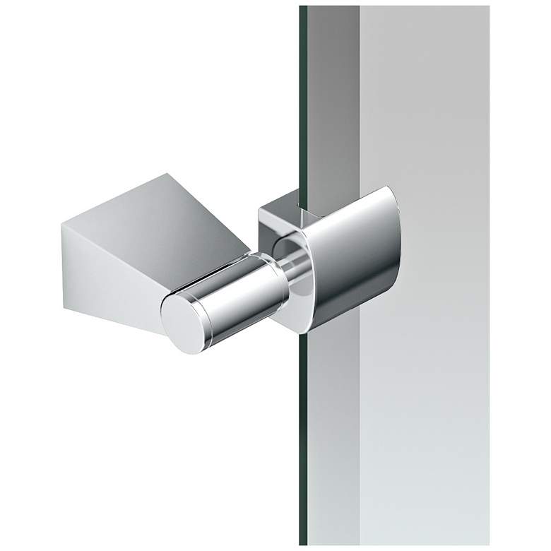 Image 3 Gatco Bleu Chrome 23 1/2" x 26 1/2" Oval Vanity Mirror more views