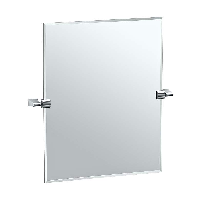 Image 1 Gatco Bleu Chrome 24" x 24" Rectangular Vanity Mirror