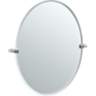 Gatco Bleu Chrome 28 1/4" x 32" Oval Vanity Mirror