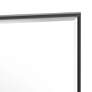 Gatco Bleu Matte Black 27 1/2" x 32 1/2" Framed Wall Mirror