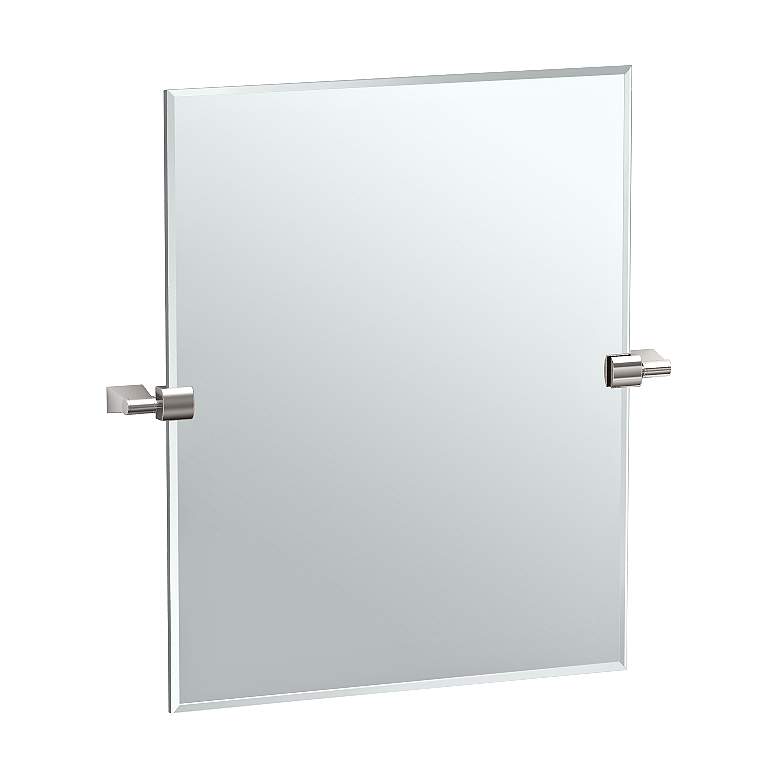 Image 2 Gatco Bleu Satin Nickel 19 1/2" x 24" Wall Mirror