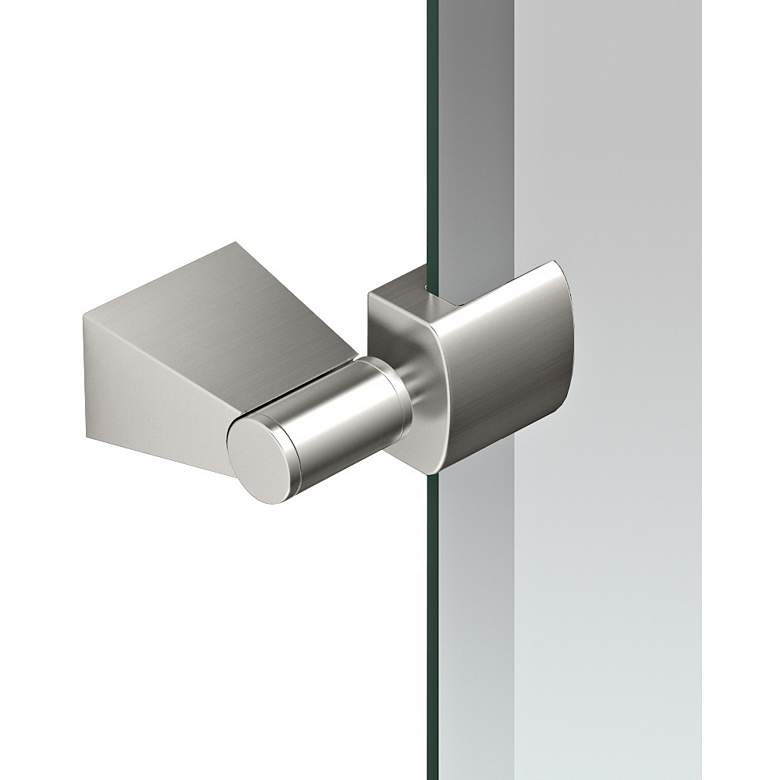 Image 2 Gatco Bleu Satin Nickel 23 1/2" x 26 1/2" Vanity Wall Mirror more views