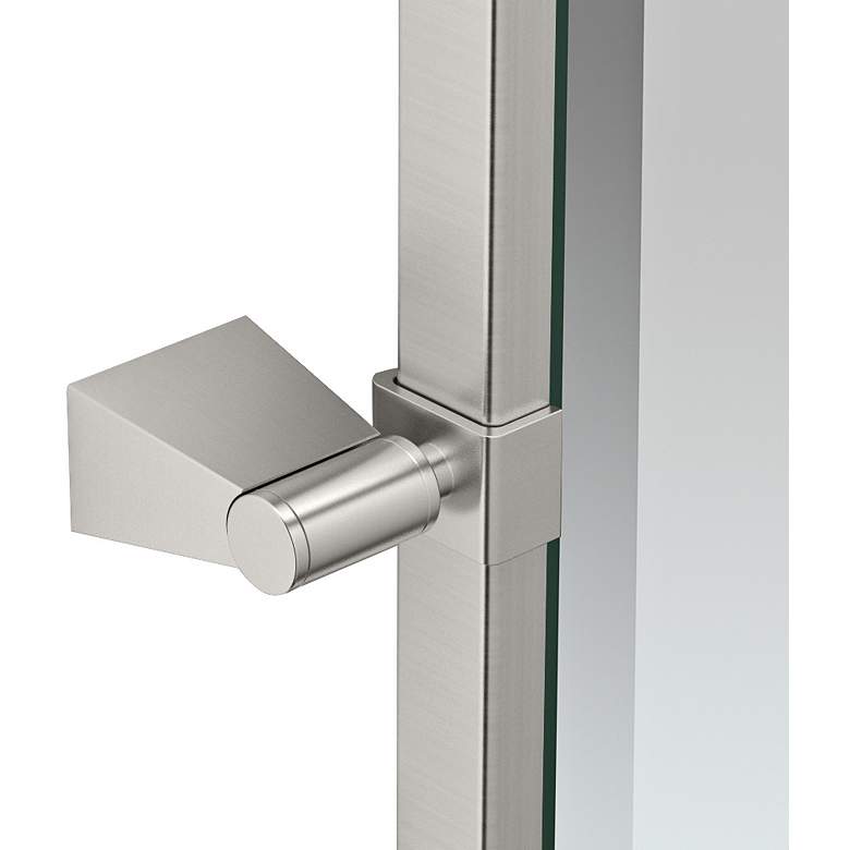 Image 2 Gatco Bleu Satin Nickel 27 1/2" x 32 1/2" Vanity Mirror more views