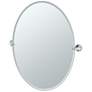 Thumbnail1 of Gatco Cafe 32"H Frameless Oval Mirror, Chrome