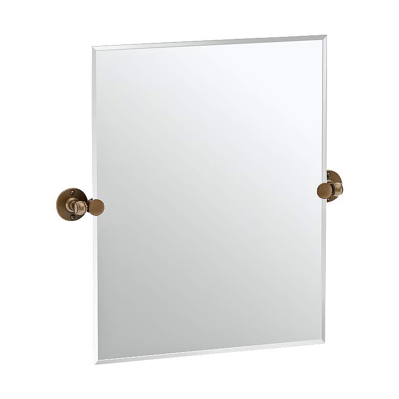Image 1 Gatco Cafe Bronze 23 1/2 inch x 24 inch Rectangular Vanity Mirror