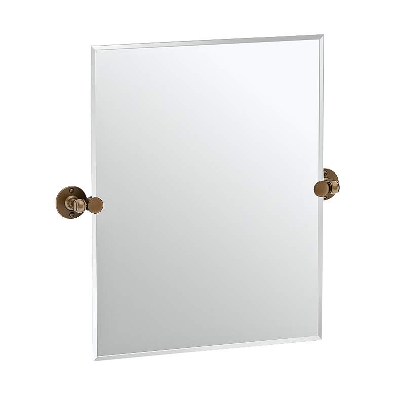 Image 1 Gatco Cafe Bronze 23 1/2" x 24" Rectangular Vanity Mirror