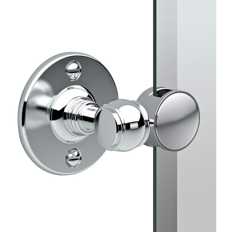 Image 2 Gatco Cafe Chrome 23 1/2" x 24" Rectangular Vanity Mirror more views