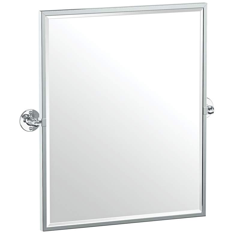 Image 1 Gatco Cafe Chrome 24 1/4" x 25" Framed Wall Mirror