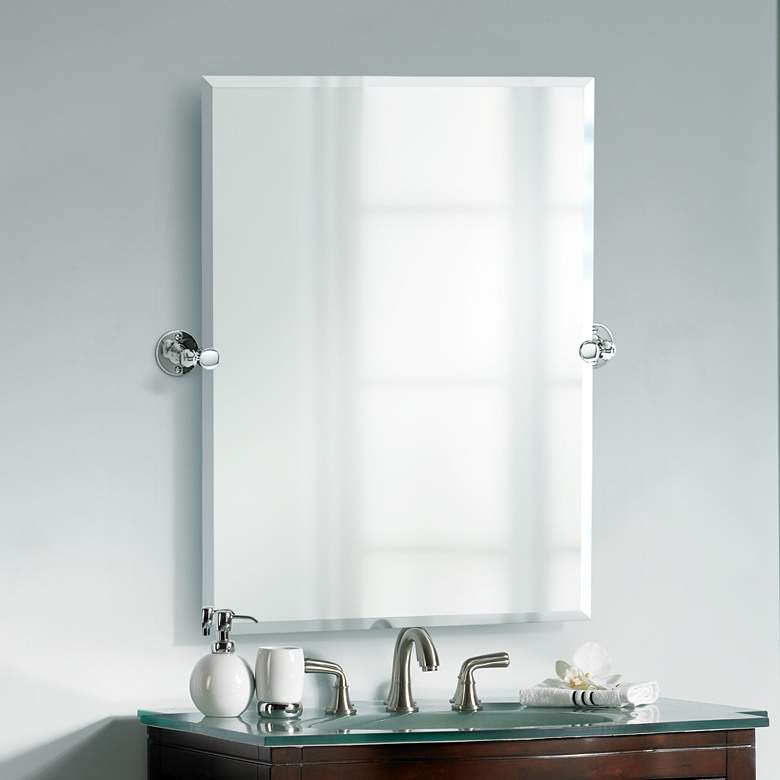 Image 1 Gatco Cafe Chrome 27 1/2" x 31 1/2" Vanity Mirror