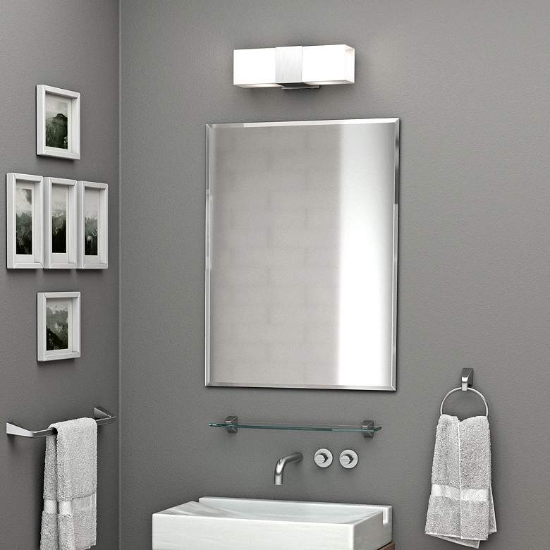 Image 1 Gatco Cameo 19 1/2" x 24" Frameless Flush Mount Wall Mirror