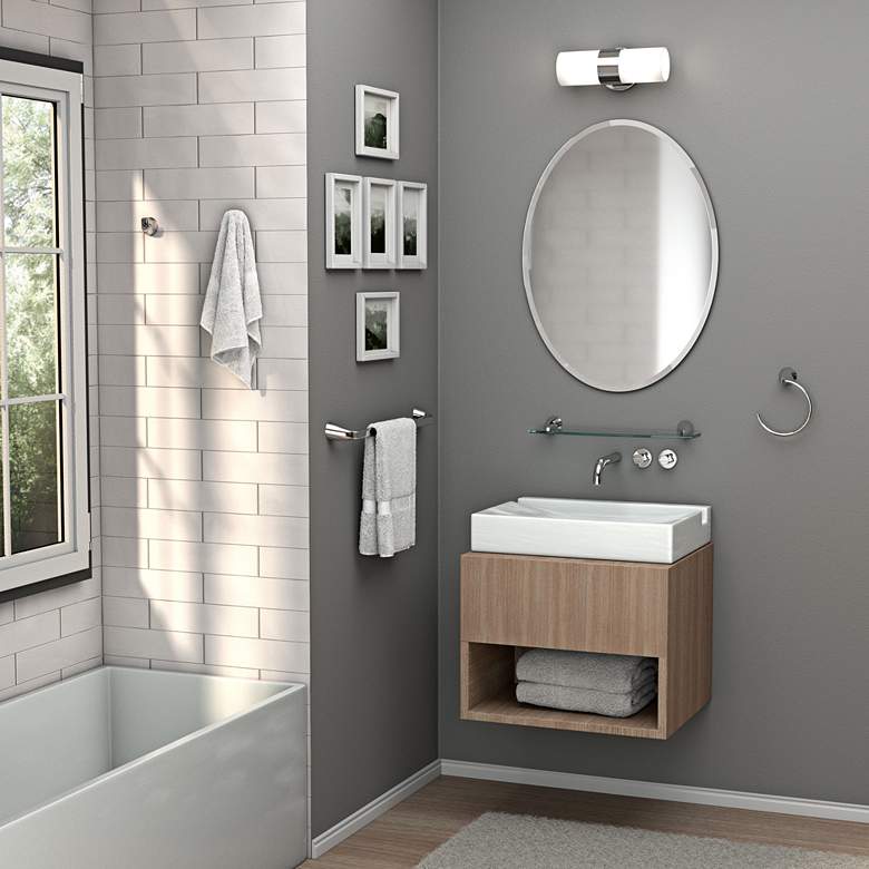Image 3 Gatco Cameo Flush Mount 24" x 32" Frameless Wall Mirror more views