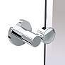 2_Gatco Channel Chrome 28 1/2" x 32" Oval Wall Mirror more views