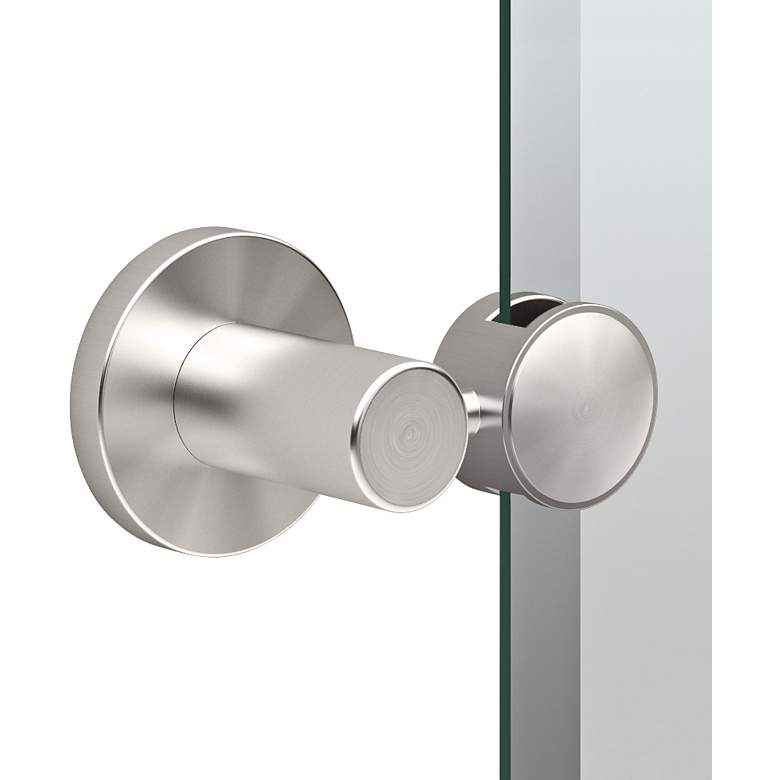 Image 2 Gatco Channel Satin Nickel 24" x 24" Vanity Wall Mirror more views