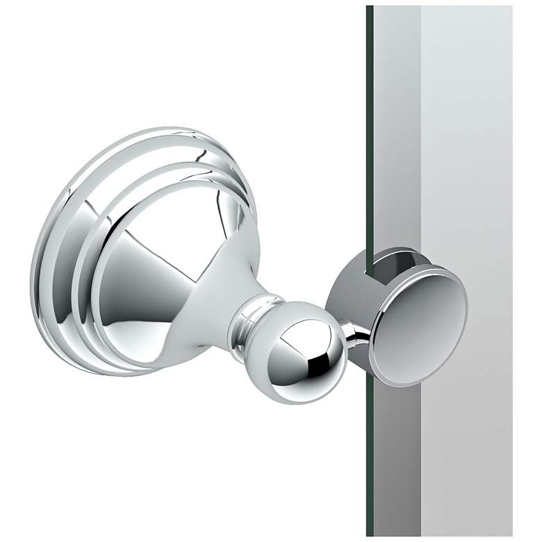 Image 2 Gatco Charlotte Chrome 24 1/4" x 24" Vanity Wall Mirror more views