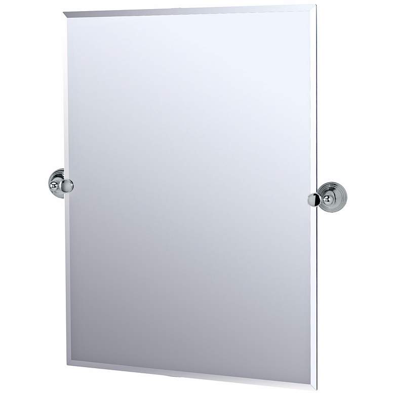 Image 1 Gatco Charlotte Chrome 31 1/2 inch High Rectangle Wall Mirror