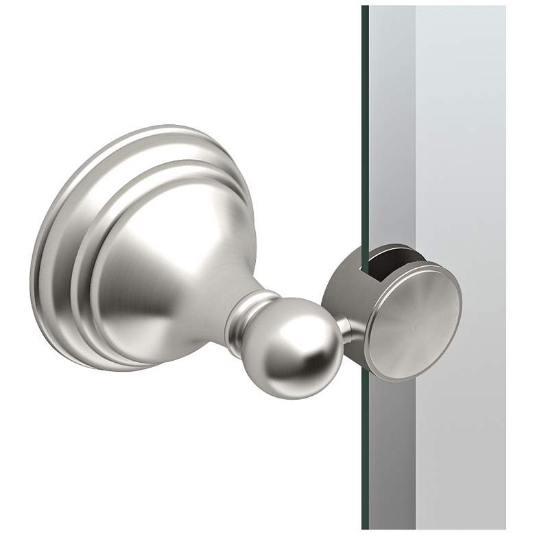 Image 2 Gatco Charlotte Satin Nickel 24 1/4" x 24" Vanity Mirror more views