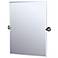 Gatco Charlotte Satin Nickel Rectangular High Wall Mirror
