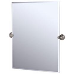 Gatco Charlotte Satin Nickel Rectangular High Wall Mirror