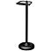 Gatco Designer II 22" High Matte Black Freestanding Tissue Holder