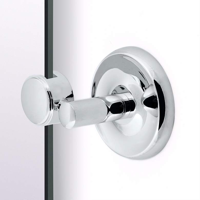 Image 2 Gatco Designer II 24" x 26 1/2" Oval Tilting Wall Mirror more views